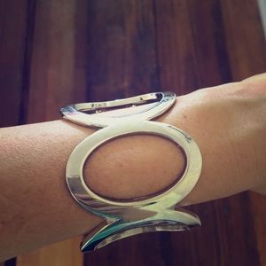 Premier Designs silver cuff bracelet